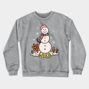 Libra Snowman Crewneck Sweatshirt